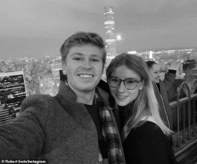 Robert Irwin professes his affection for girlfriend Rorie Buckey during a heartfelt encounter in New York City