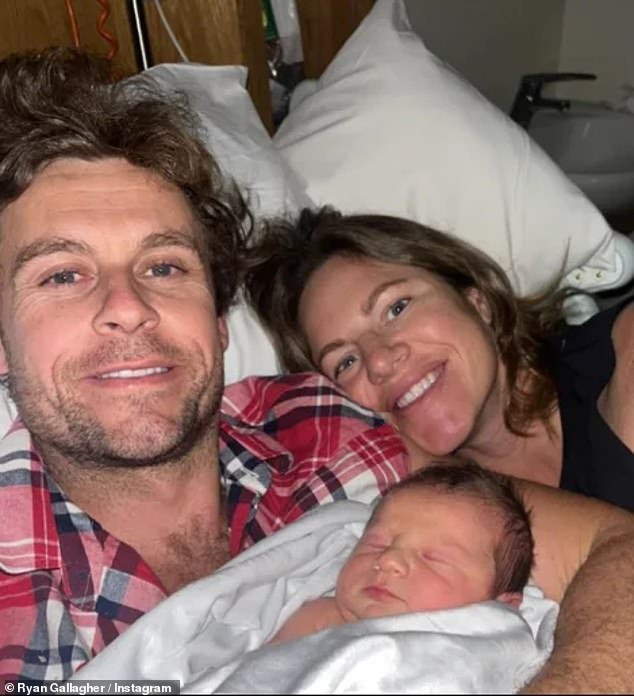 Ryan Gallagher from Married At First Sight and Olympic swimmer Emily Seebohm joyfully embrace the arrival of their first child, unveiling the sweet and charming name of their baby boy