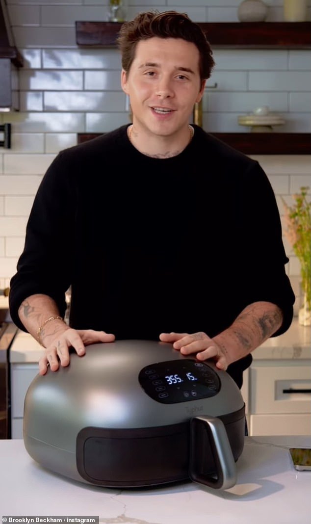 Brooklyn Beckham, Up-and-coming Chef, Inks New Partnership to Promote High-End Air Fryer by £500 Brand