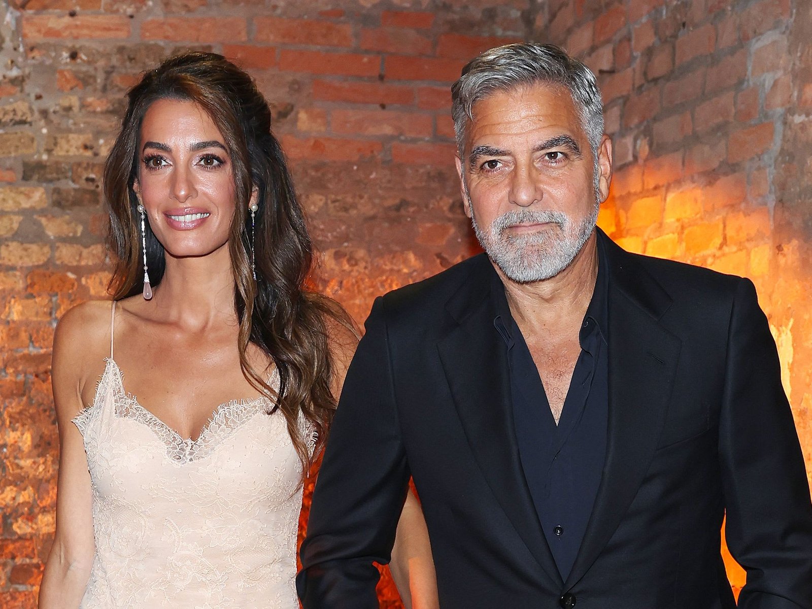 George Clooney Radiates Love for Wife Amal at DVF Awards in Venice