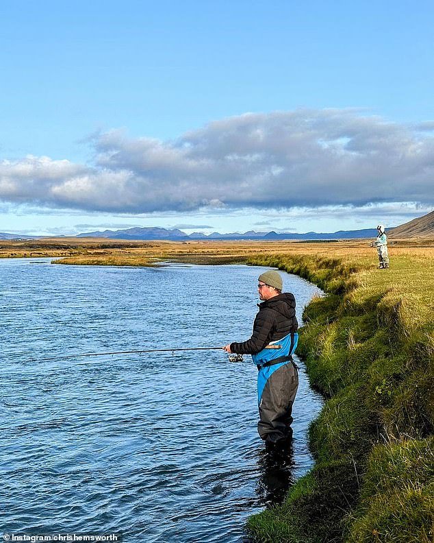 Chris Hemsworth’s Daughter Lands a Monster Fish for Family Dinner During Icelandic Adventure