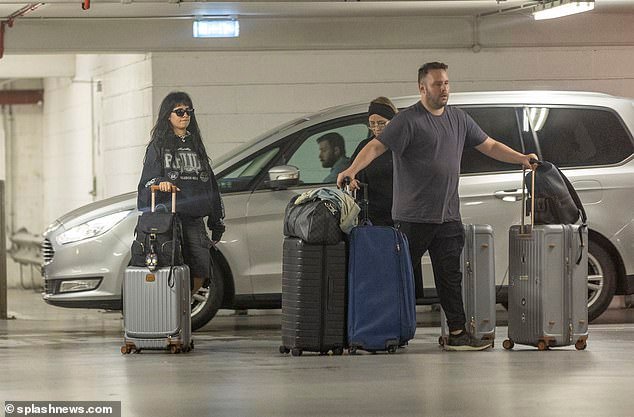 Arrival in London: Camila Cabello Maintains Discreet Style, Sporting a Black Hoodie and Sunglasses on the Eurostar