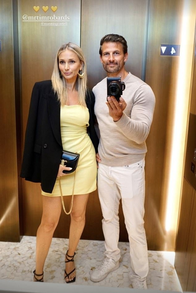 Anna Heinrich, pregnant and radiant, enjoys a glamorous babymoon in Dubai alongside husband Tim Robards