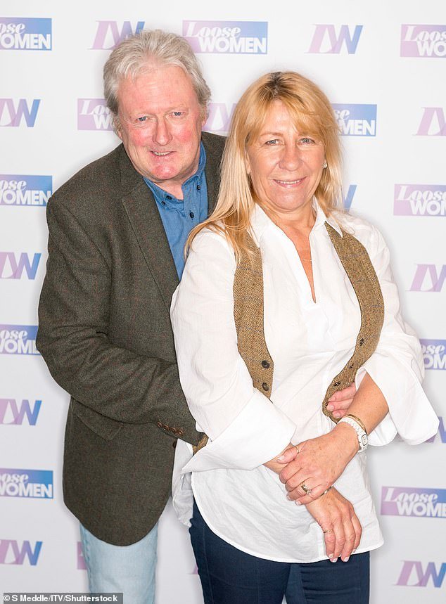 Charlie Lawson from Coronation Street gets married to Debbie Stanley in an extravagant ceremony led by Eamonn Holmes, with the presence of other soap stars.