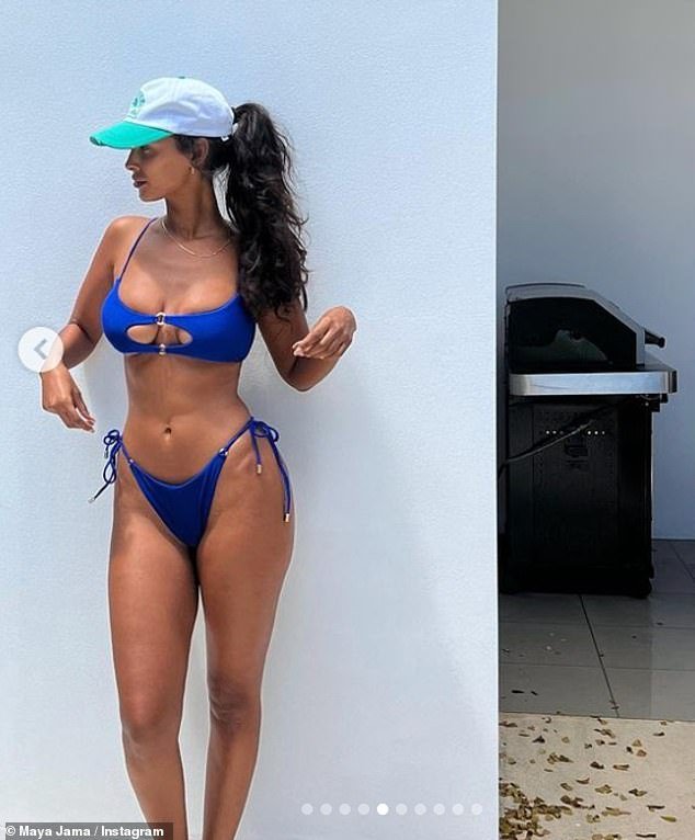 Maya Jama Stuns in Revealing Blue Bikini in Fiji, Returns Home from Love Island Games Filming and Makes Relationship with Stormzy Instagram Official