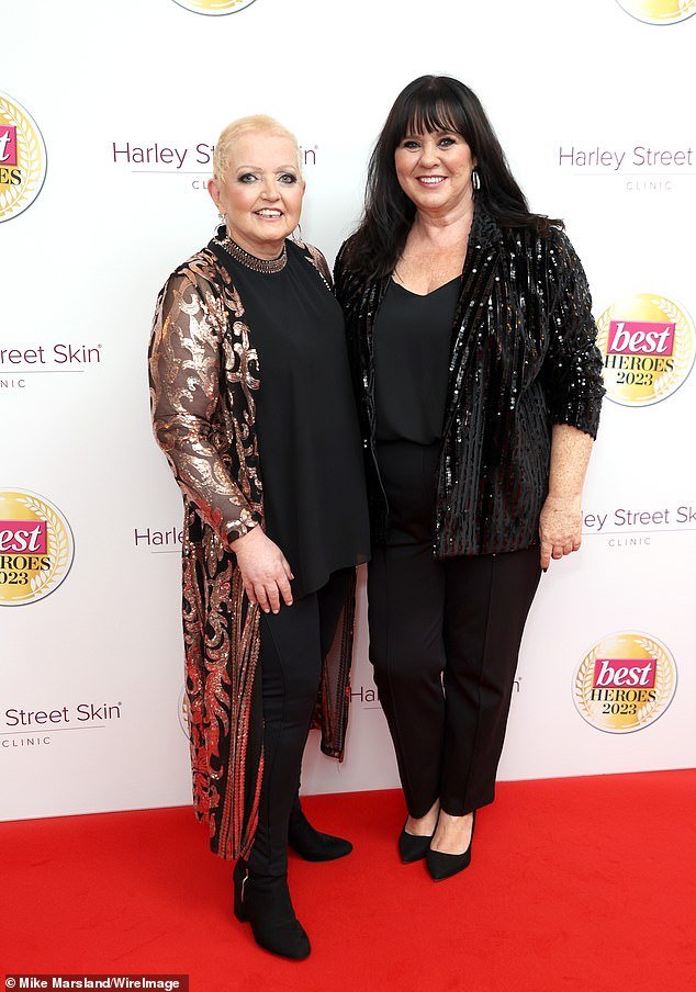 Coleen Nolan shows unwavering support for sister Linda during her continuous battle against cancer at the Best Heroes Awards