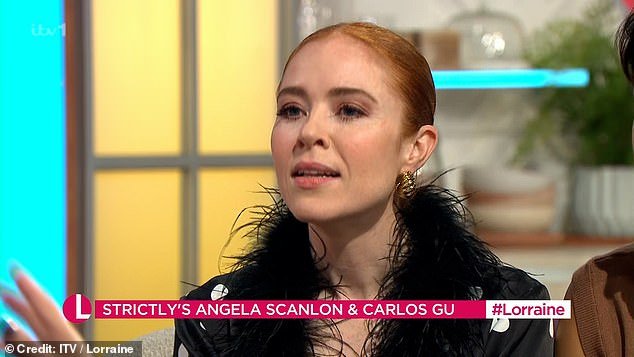 Angela Scanlon from Strictly explains her decision to skip fake tan on the show due to her naturally pale skin color