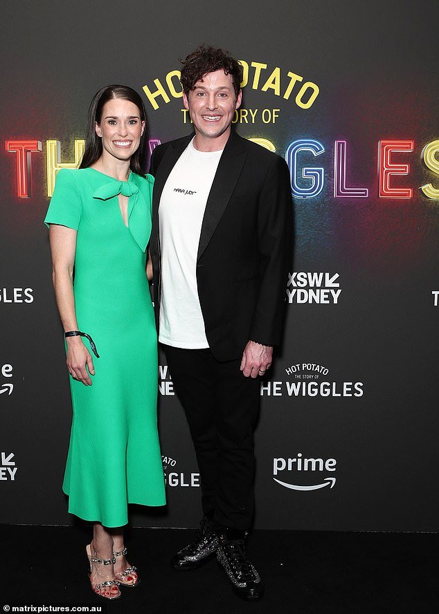 Lachlan Gillespie and Dana Stephenson, from The Wiggles, step out ...