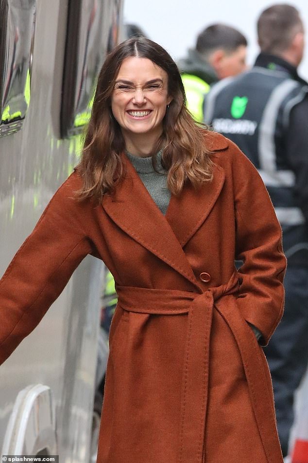 First Look: Keira Knightley Radiates Joy On Set Of New Spy Thriller ...