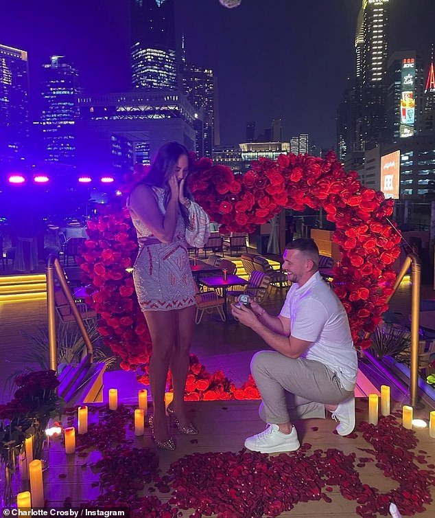 Geordie Shore Star, Charlotte Crosby, Delights Fans with News of Engagement! She Shares Breathtaking Photo of Jake Ankers’ Grand Rooftop Proposal, One Year after Welcoming Daughter Alba Jean