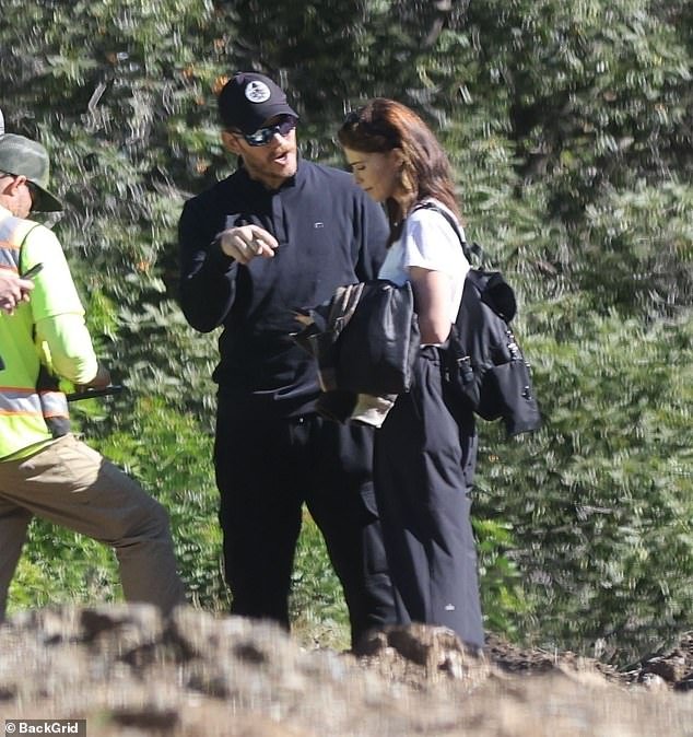 Chris Pratt and Katherine Schwarzenegger Oversee commencement of construction on their new 15,000 square-foot LA mansion as they list their Pacific Palisades property for  million.