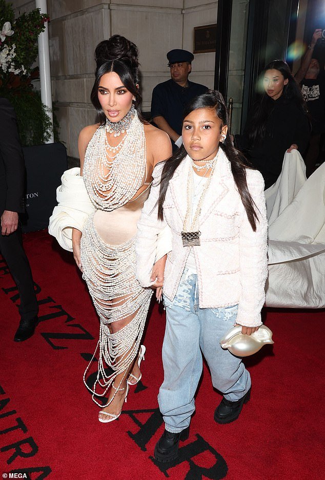 North West Critiques Kim Kardashian's Met Gala Dress as a 