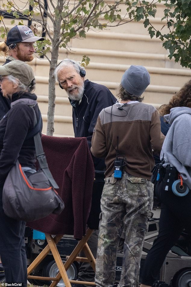 Iconic Filmmaker Clint Eastwood, 93, Debuts Rare White Beard On Georgia ...