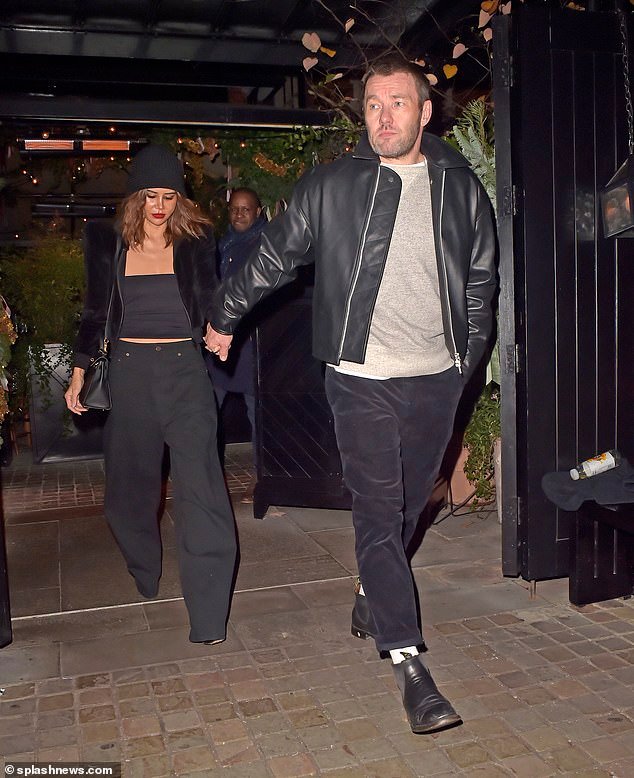 Joel Edgerton and Christine Centenera Have a Romantic Date Night at the Chiltern Firehouse, Holding Hands and Enjoying Each Other’s Company