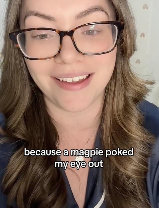 Woman’s sight permanently damaged after magpie attack, reacts to influencer’s similar experience