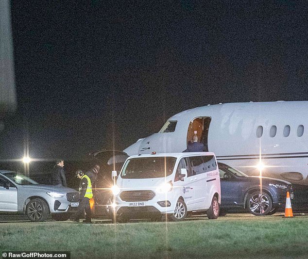 Taylor Swift leaves London in her private jet following a quick 12-hour visit to attend Beyonce’s Renaissance premiere