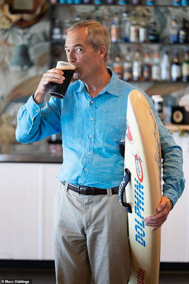 Nigel Farage justifies his £1.5million I’m A Celeb payment and reveals his excitement for a pint after leaving camp – as he savors Guinness with Aussie locals