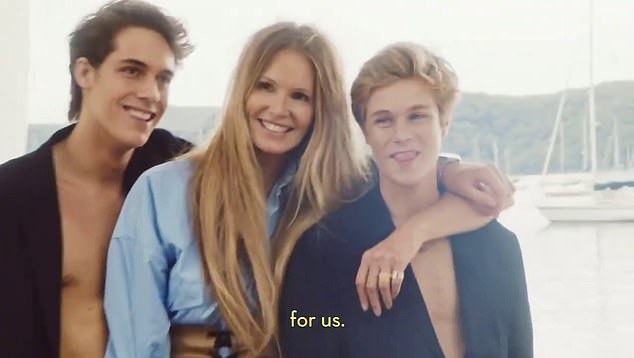 Elle Macpherson cherishes special family moments celebrating Christmas in Australia with her two sons