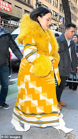 Lily Gladstone Makes a Stylish Entrance and Exit for Today Show Taping Following Golden Globes Triumph