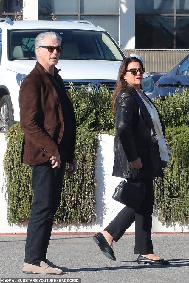 Pierce Brosnan and Stylish Wife Keely Shaye Smith Run Errands Amidst Yellowstone National Park Controversy