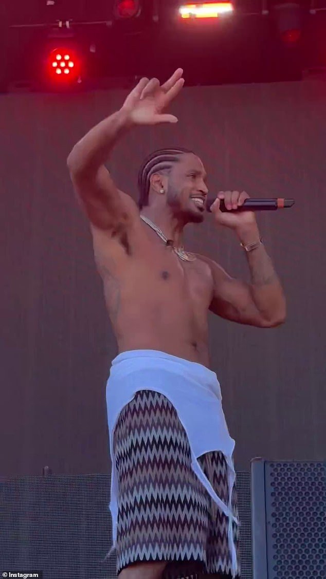 Trey Songz Shocks Fans with Shirt-Ripping and Stripping During Juicy ...