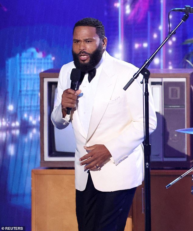 Anthony Anderson starts his hosting duties for the 2024 Emmys with a