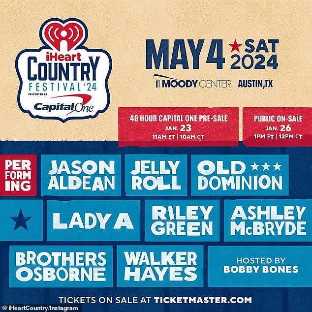 iHeartCountry Festival in Texas to Feature Jason Aldean and Jelly Roll as Headliners