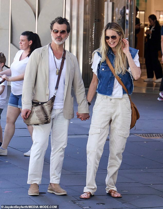 Elle Macpherson and Doyle Bramhall Spotted Holding Hands While Shopping at Sydney Ralph Lauren Store Amid Engagement Speculations