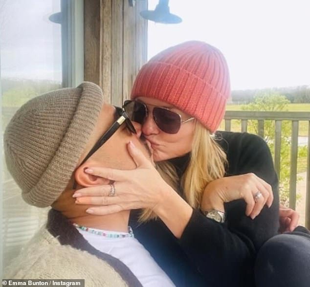 Emma Bunton and husband Jade Jones show affection as they celebrate her 48th birthday on a romantic weekend getaway