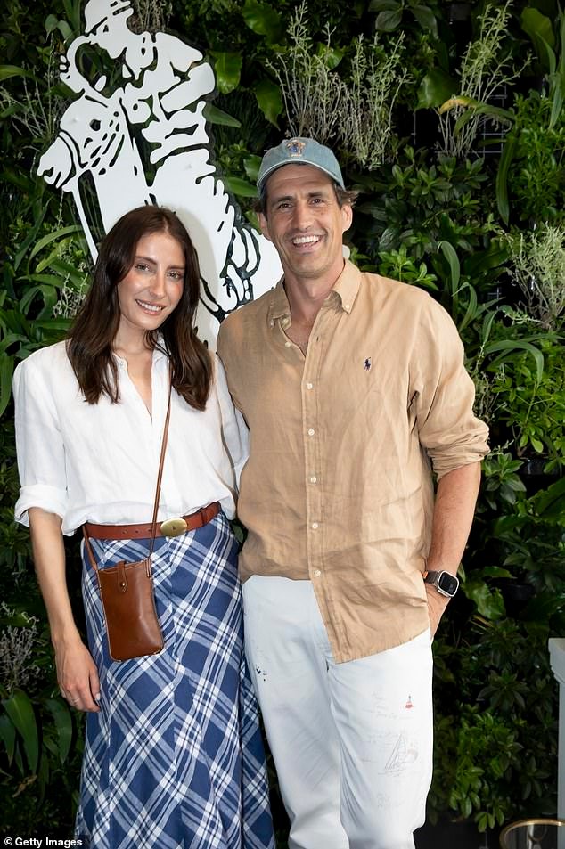 The Australian Opens Ralph Lauren Lounge Sees Andy Lee And Rebecca Harding Display Their Love
