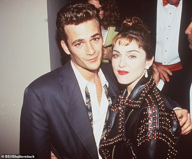 Tori Spelling reminisces about Luke Perry revealing he had been dating Madonna: ‘He even played me a message from her’