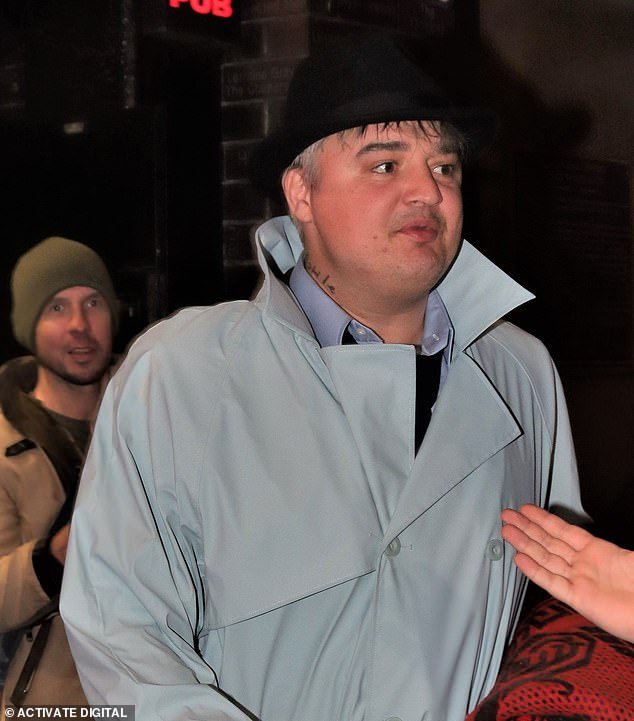 Pete Doherty, 44, shows signs of good health as he departs Liverpool’s iconic Cavern Club after The Libertines’ recent tour date, marking an unexpected comeback to the limelight