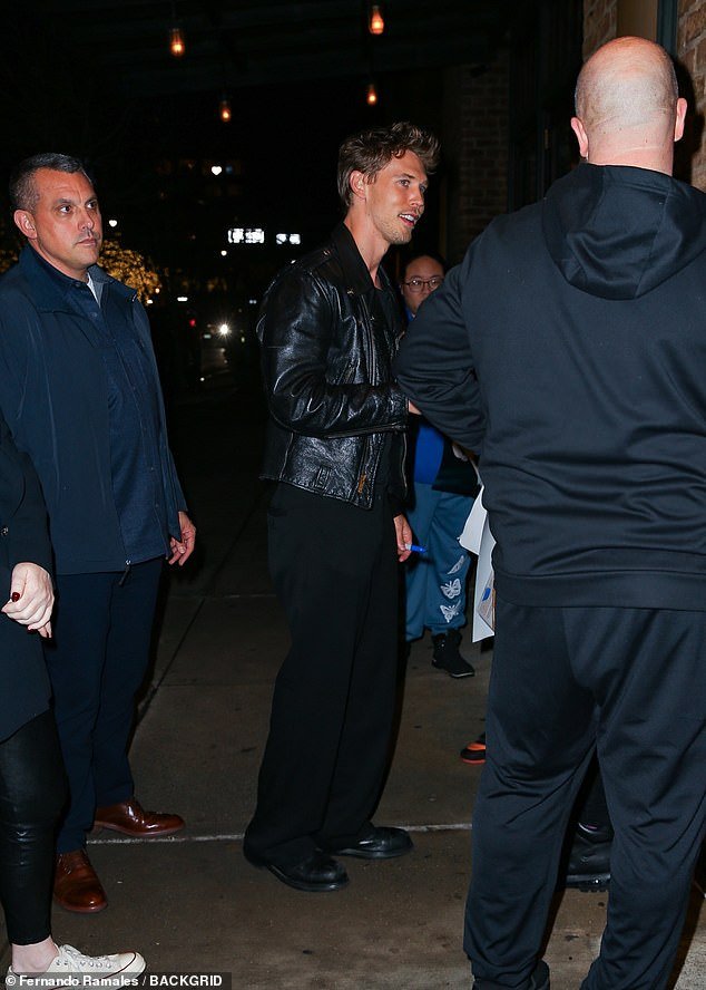 Austin Butler, Barry Keoghan, Callum Turner, and Nate Mann make stylish entrances at Masters of the Air screening in NYC ahead of series debut on Apple TV Plus.