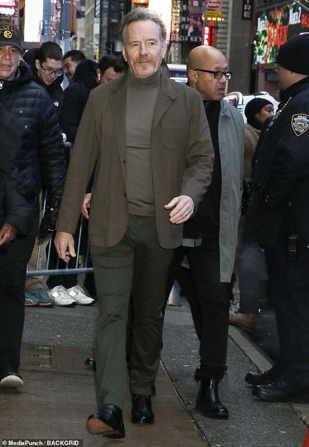 Bryan Cranston rocks olive green look while promoting Argylle in NYC, remains committed to his career