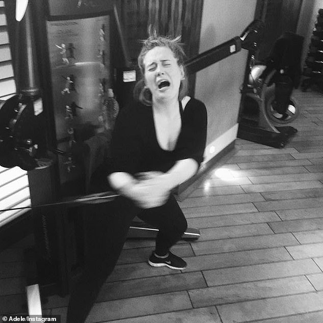 Adele shares her fitness routine: working out twice a day for a strong body, with a day off for white wine spritzers and McDonald’s