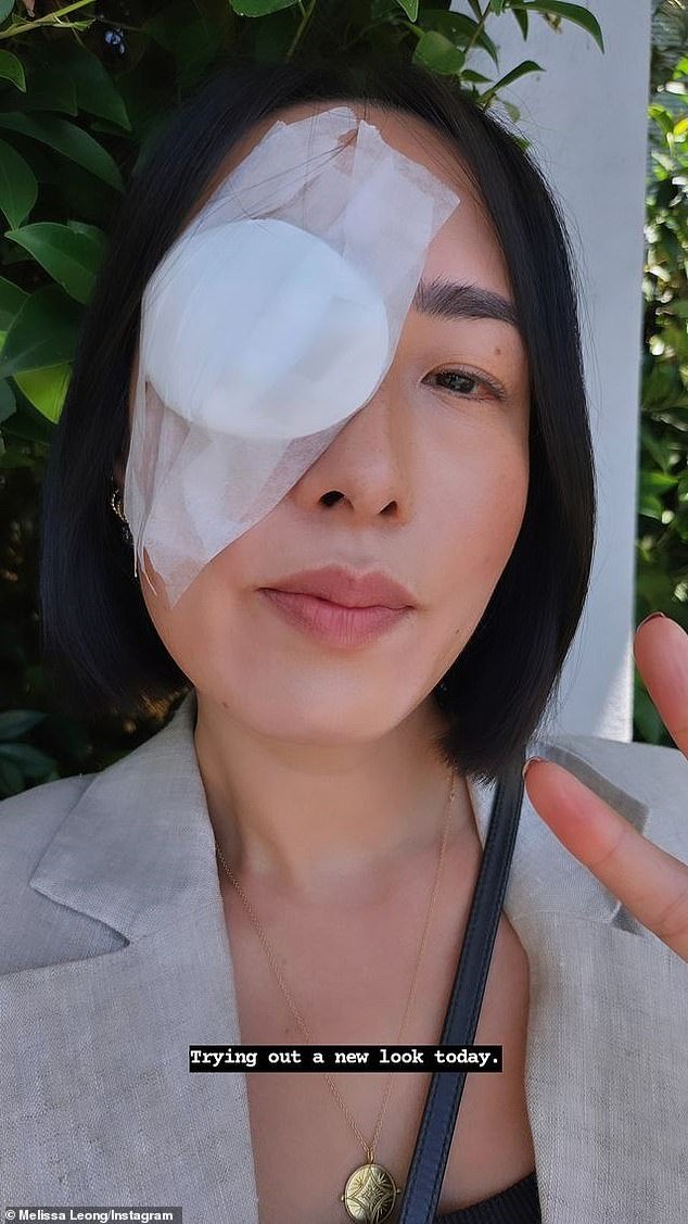 Melissa Leong Posts Brave Photos Of Her Bandaged Eye Following 