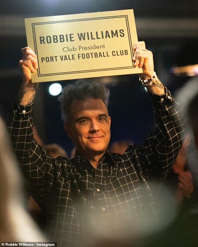 Robbie Williams Plans Bid to Buy Port Vale Football Club and Considers TV Spin-Off Similar to Welcome To Wrexham