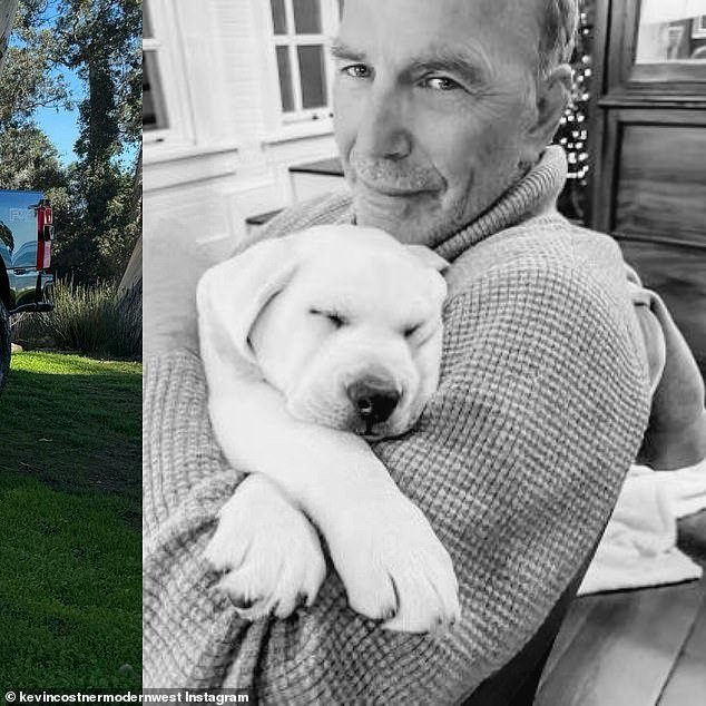 Yellowstone Star Kevin Costner Introduces Fans to His New Precious Pooch Following Divorce from Christine Baumgartner