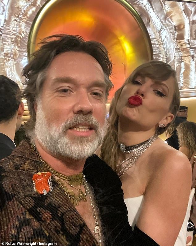 Taylor Swift Forgives Rufus Wainwright and Puckers Up Next to Him at the Grammys Despite His Previous Criticism of Her Music