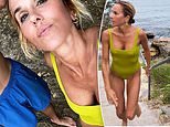 PE Nation Mogul, Pip Edwards, Stuns in High-Cut One Piece as She Hits the Sydney Beach