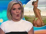 Sarah Harris and Steve Price from The Project argue over banning thong bikinis on Australian beaches: ‘You lack respect for women’