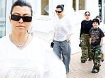 Kourtney Kardashian’s Relaxed Australian Adventure: Reality Star Sports Baggy Clothes During Coogee Outing with Kids, Following Visit to Support Husband Travis Barker