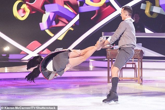 Amber Davies and Simon Proulx-Senecal make history on Dancing On Ice with first headbanger of the series and tie for highest score with Miles Nazaire