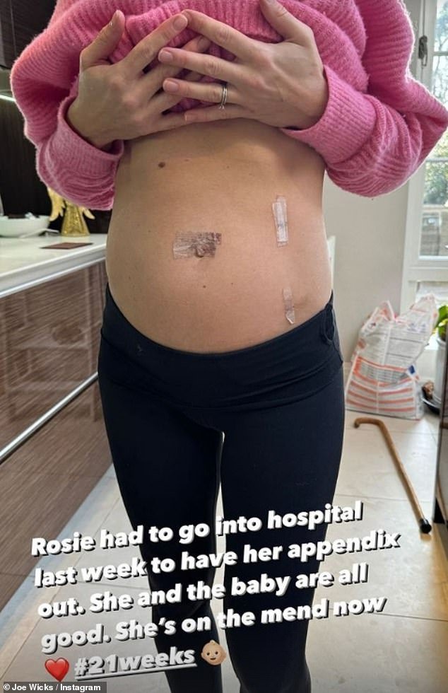 Joe Wicks shares that his pregnant wife Rosie has been taken to the hospital- two weeks after announcing their fourth child.