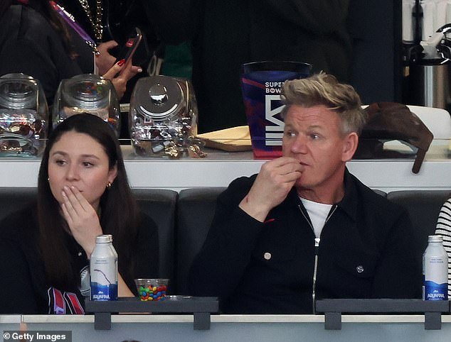 Gordon Ramsay is thrilled to join his eldest daughter Megan at the Super Bowl in Las Vegas