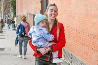 Amber Heard Radiates Joy as She Cuddles Toddler Daughter Oonagh During Sweet Outing in Madrid