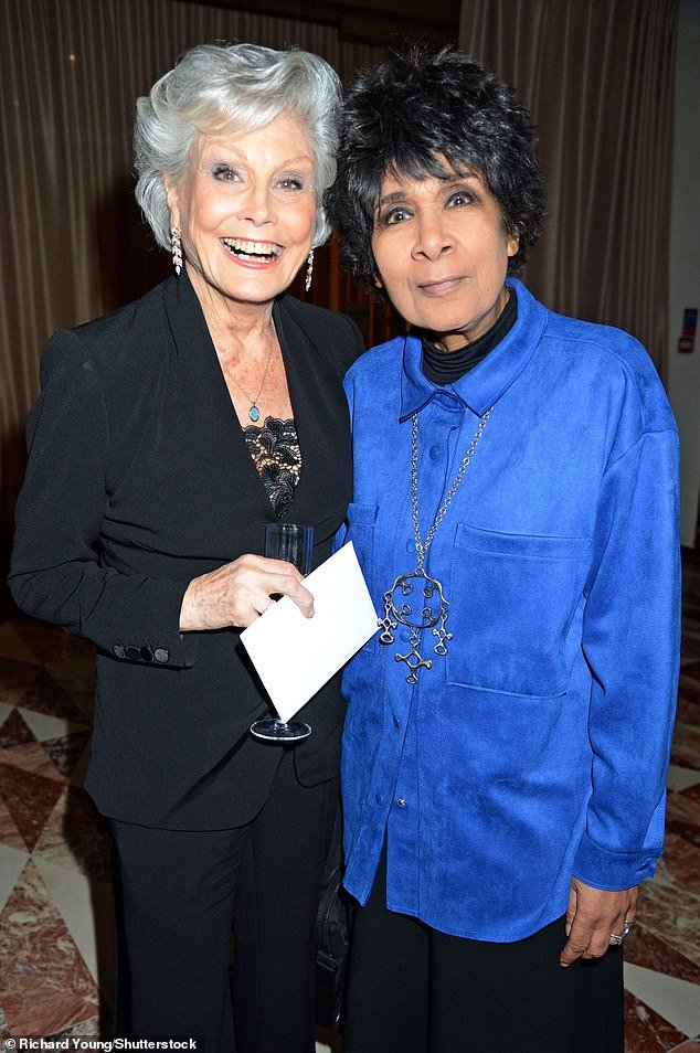 Moira Stuart, 74, suffers a collapse at Angela Rippon’s birthday party as colleagues quickly come to her aid and call for an ambulance.