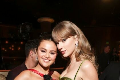 Selena Gomez shares emotional reaction to Taylor Swift’s new A-List squad at the Super Bowl captured in snap