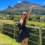 Demi Jones from Love Island: Behind-the-scenes photos from her trip to South Africa for the All Stars final