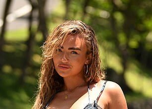 Ella Rae Wise from TOWIE shows off her stunning body in a revealing beach dress while filming in Bali with rumored new romance Dan Edgar.